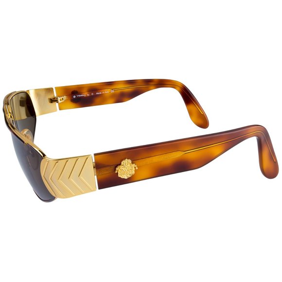 Rectangular vintage sunglasses by Von Furstenberg - Picture 3 of 10